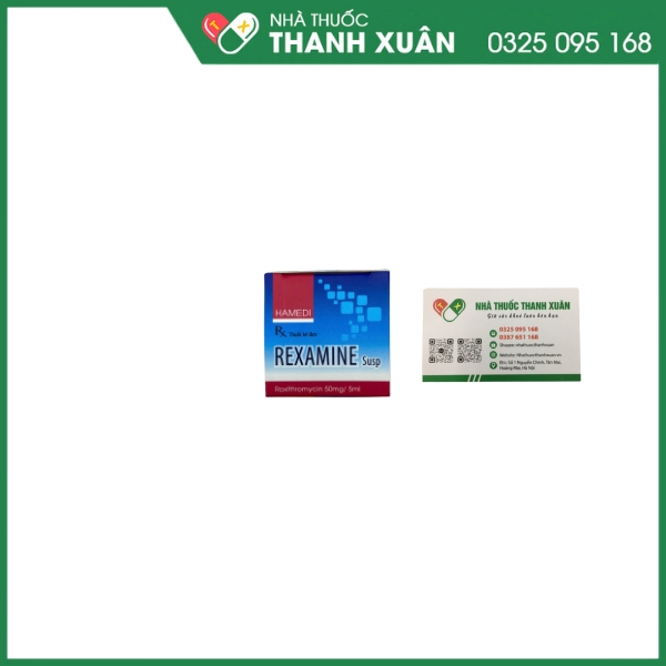 Rexamine Susp - Điều trị các bệnh nhiễm khuẩn